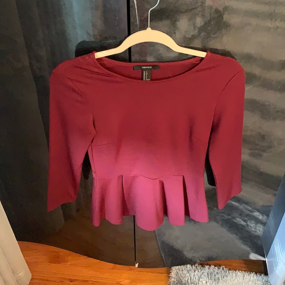 Peplum top
